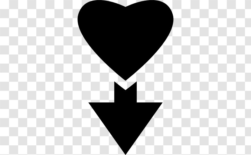 Arrow Heart Button Transparent PNG