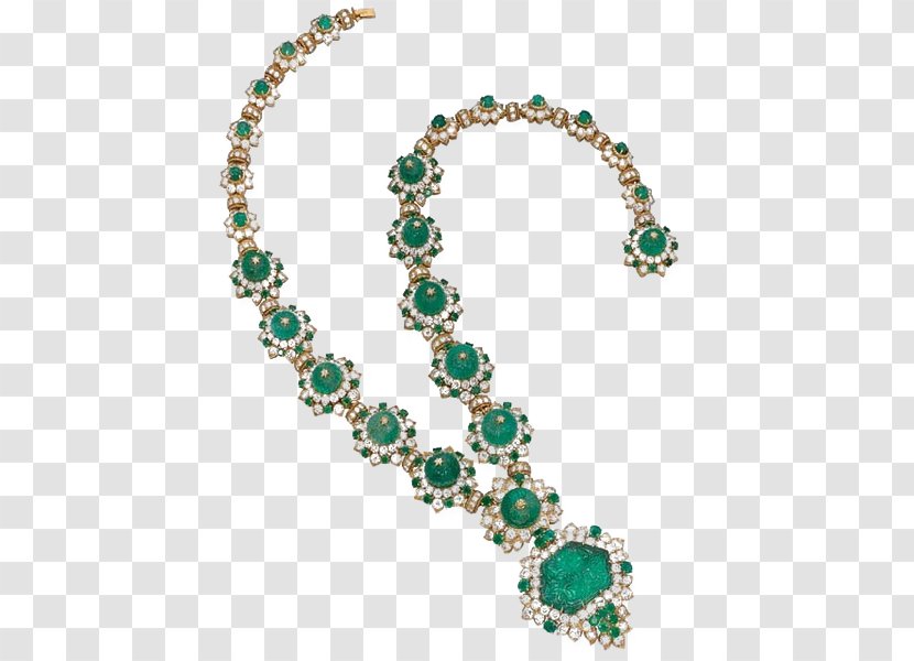 Earring Jewellery Emerald Necklace Diamond - Collar Transparent PNG