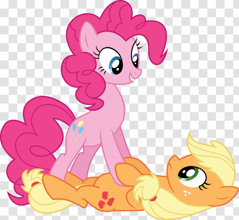 Pony Pinkie Pie Apple Tart Applejack - Silhouette - My Little Transparent PNG