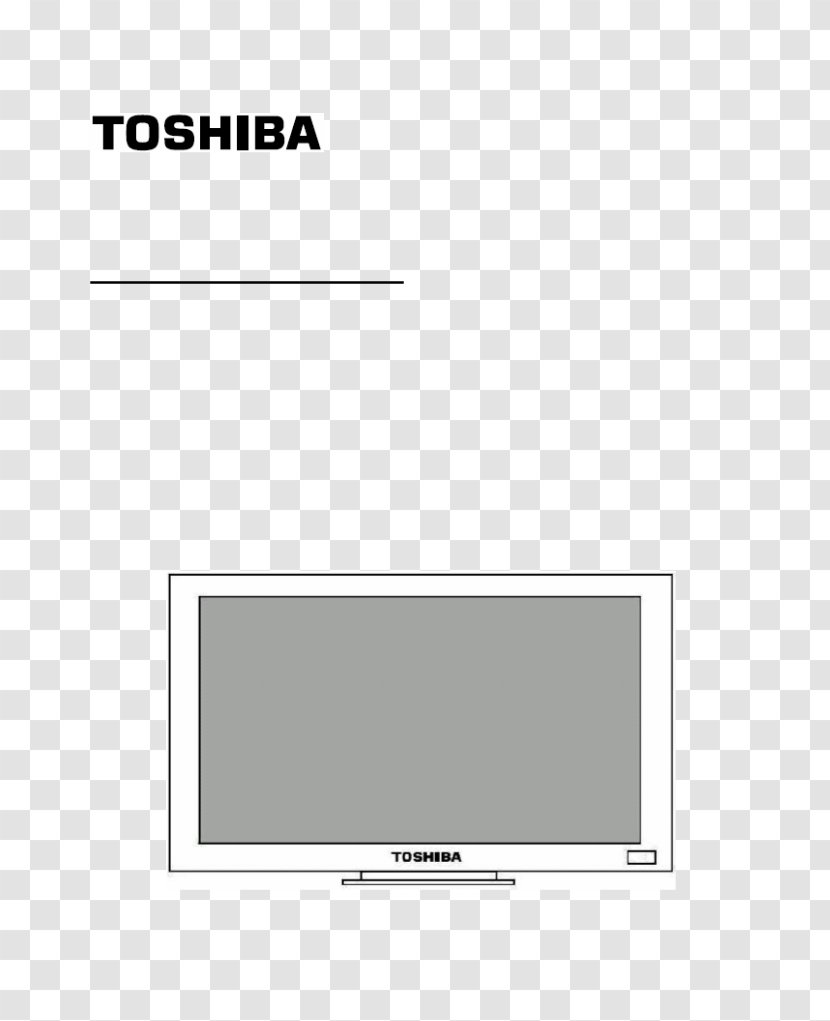Computer Monitors Toshiba Font - Area - Design Transparent PNG