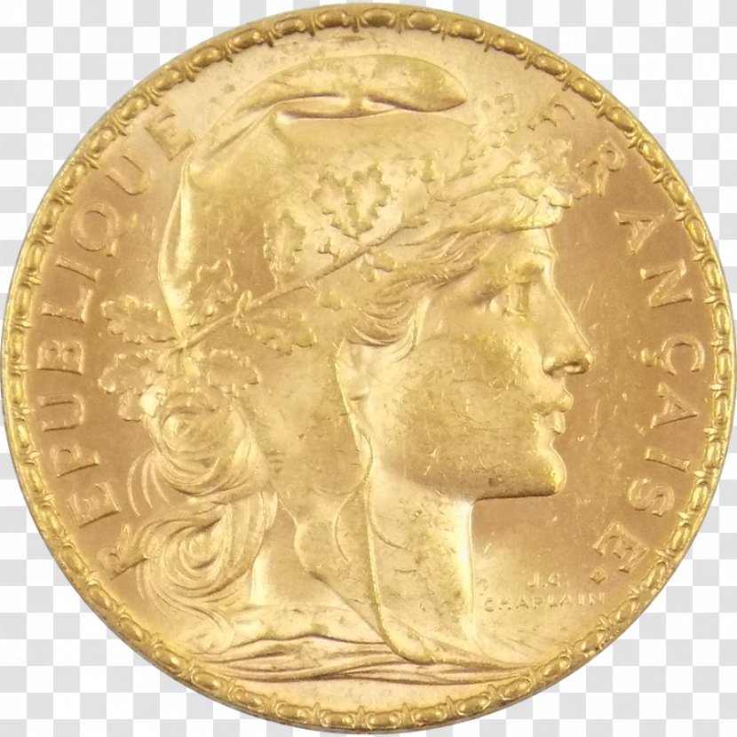 Coin Gold Medal Bronze 01504 - Treasure Transparent PNG