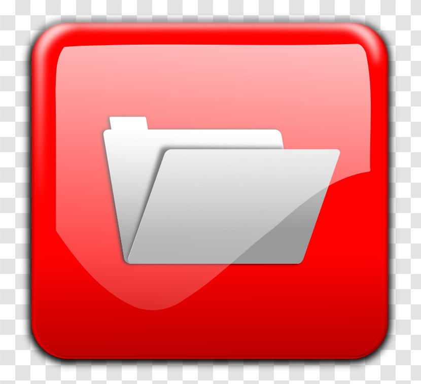 Button Clip Art - Red - Register Transparent PNG
