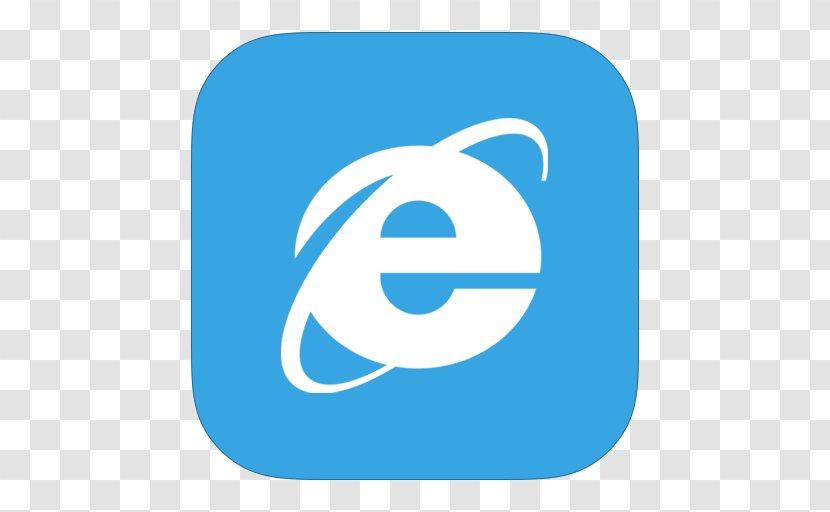 Internet Explorer Web Browser - Metro - 8 Icon Transparent PNG