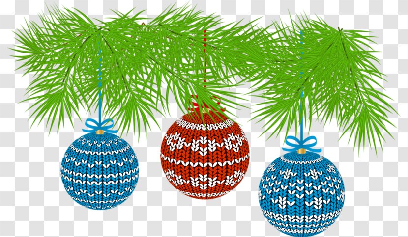 Christmas Tree Knitting Crochet Hook Santa Claus - Ornament Transparent PNG