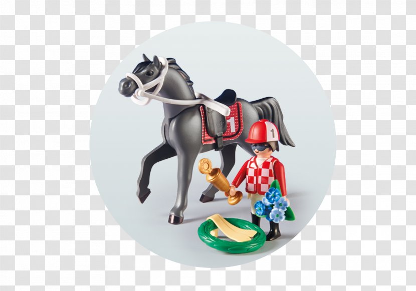 Horse Playmobil Jockey Spielwaren Toy - Figurine Transparent PNG
