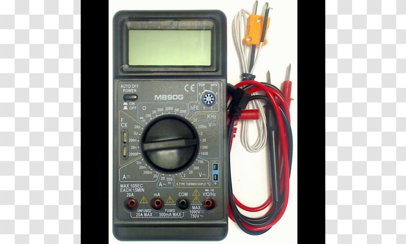 Electronics Multimeter Digital Signal Electronic Component Measuring Instrument - Net D Transparent PNG