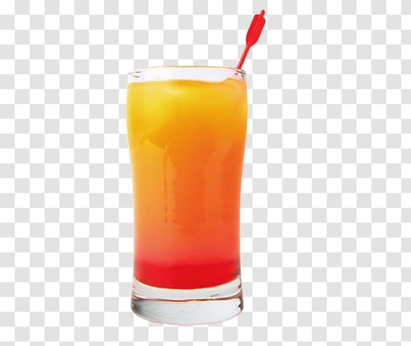 Fizzy Drinks Cocktail Garnish Screwdriver Harvey Wallbanger - Watercolor Transparent PNG