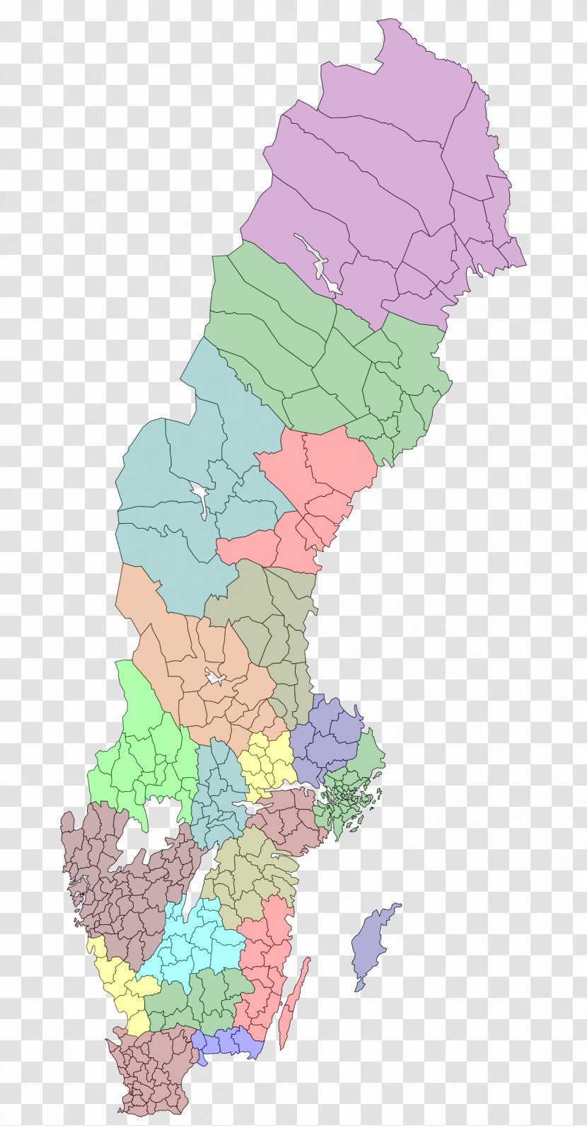 Sweden Map - Stock Photography Transparent PNG