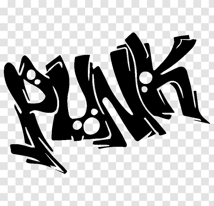 Graffiti Sticker Punk Rock Art - Cartoon Transparent PNG