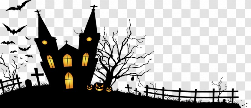 Halloween Haunted Attraction Holiday Wallpaper Transparent PNG