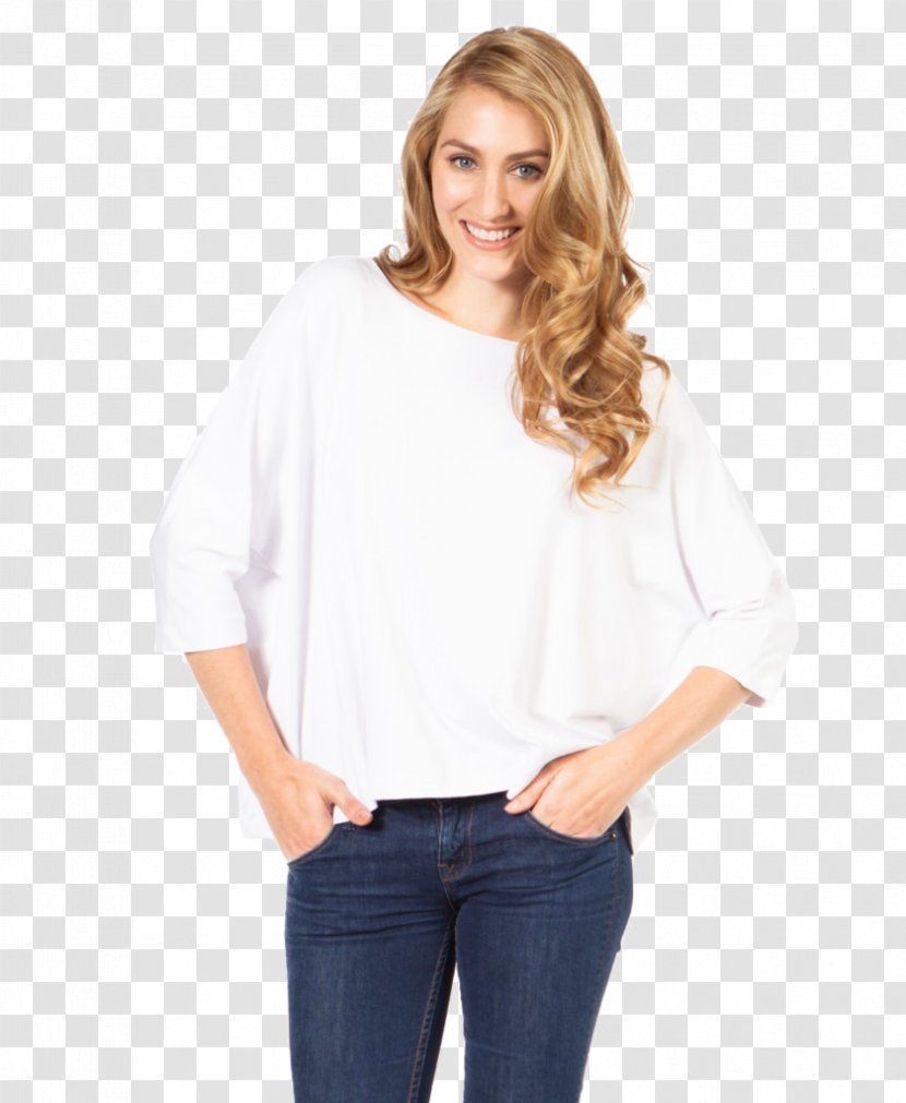 Long-sleeved T-shirt Top Neckline - White - Sun Protective Clothing Transparent PNG