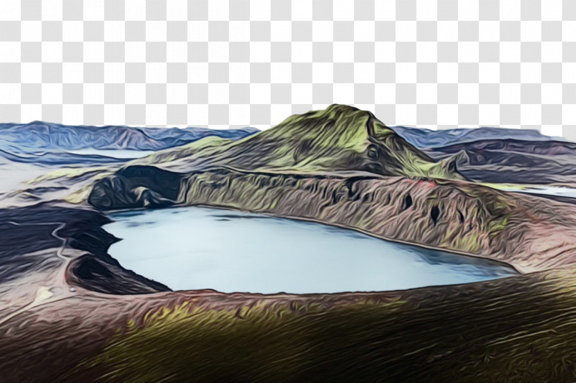 Iceland Crater Lake Water Resources Cape Breton Highlands National Park Transparent PNG