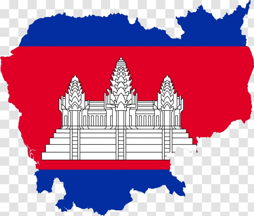 Flag Of Cambodia National Map - Geography Transparent PNG