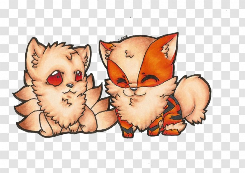 Kitten Ninetales Arcanine Pokémon Battle Revolution - Luxray - Nine Tails Transparent PNG
