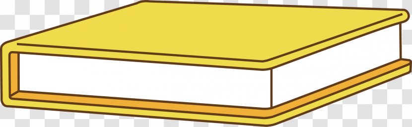 Yellow Material Angle Area - Rectangle - Creative Books Transparent PNG