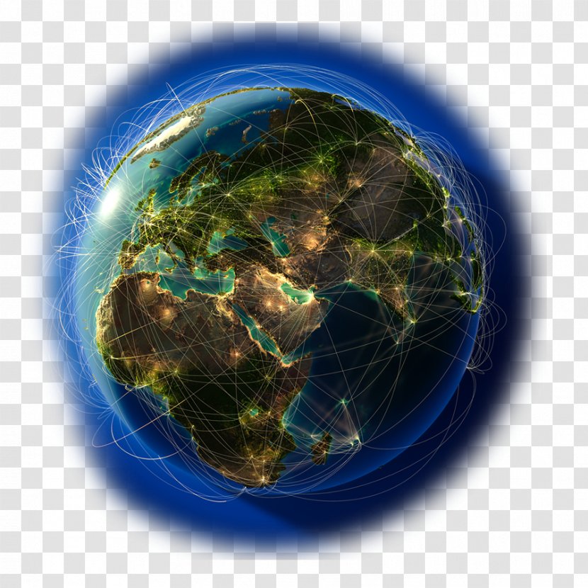 World Economy Information International Trade Business Marketing - Earth Transparent PNG