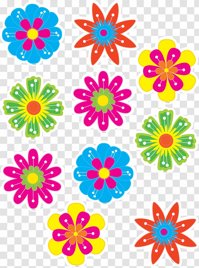 Lovely Flower Sticker Clip Art - Arranging - Fun Transparent PNG