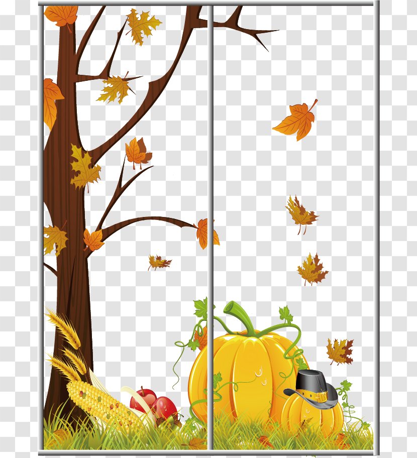 Autumn Leaf - Picture Frame - Leaves Material Transparent PNG