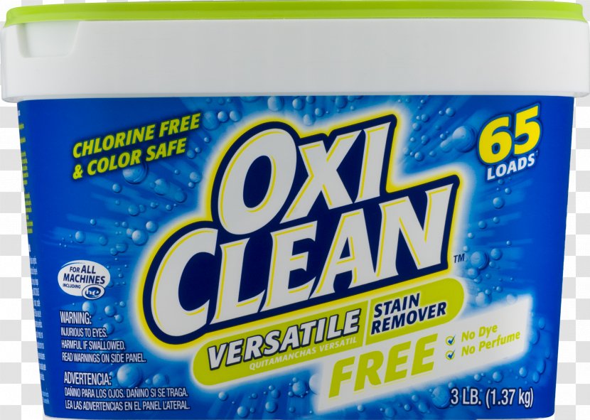 Bleach OxiClean Stain Removal Dye - Cleanser Transparent PNG