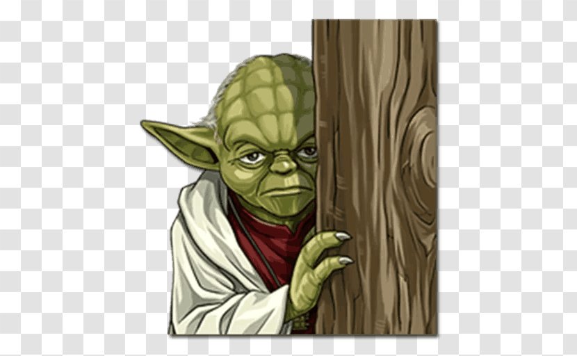 Sticker Clip Art Image Illustration - Cartoon - Star Wars Yoda Transparent PNG