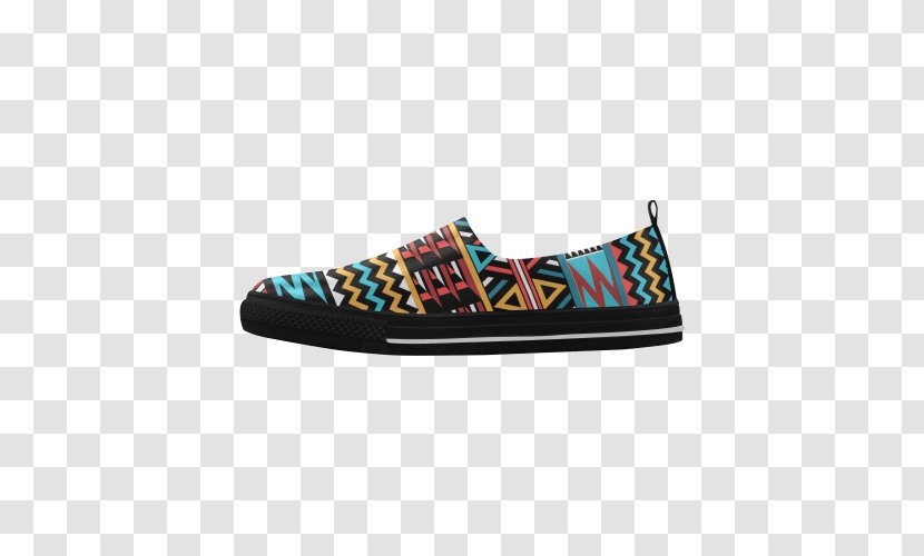 Sports Shoes Skate Shoe Slip-on Cross-training - Slipon - Aztec Pattern Transparent PNG