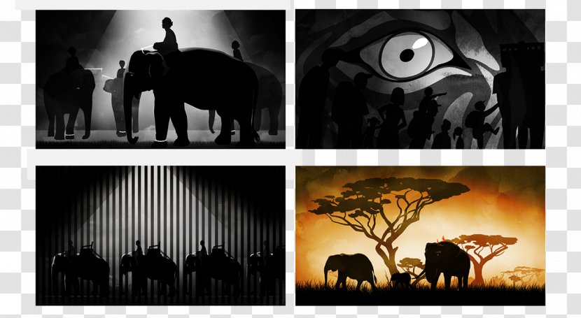 Nucco Brain World Animal Protection Graphics Visual Narrative Elephants - Protect The Animals Transparent PNG