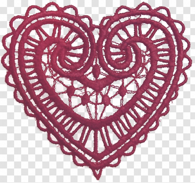 Lace Heart Tattoo Henna Clip Art - Watercolor Transparent PNG