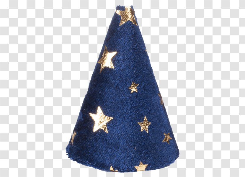Party Hat Pointed Cap Blue - Christmas Ornament - Wizard Transparent PNG