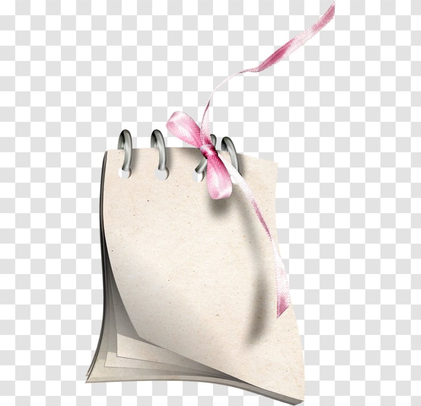 Photography Paper Clip Art Блокнот - Pink - Gift Ribbon Transparent PNG