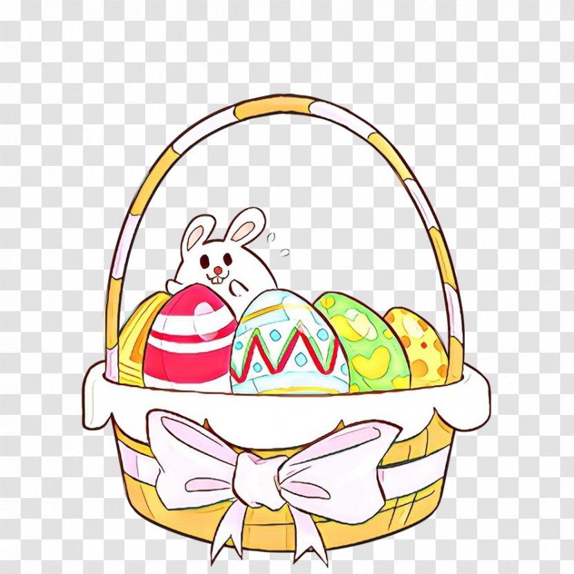Easter Egg Clip Art Basket Line Transparent PNG