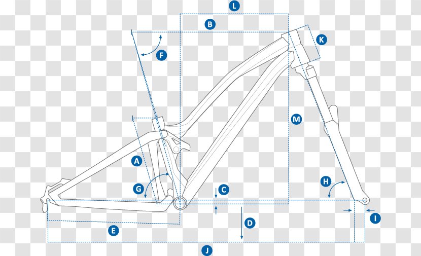 Mountain Bike Bicycle Full Suspension Cycling - Triangle Transparent PNG