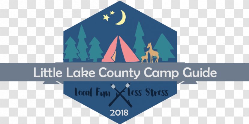 Logo Triangle Font Brand - Summer Camp Lake Scene Transparent PNG