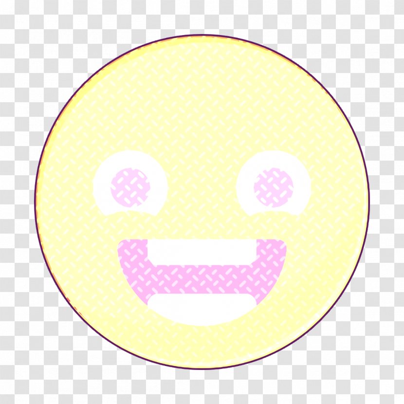 Excited Icon Face Happy - Pink - Mouth Cartoon Transparent PNG