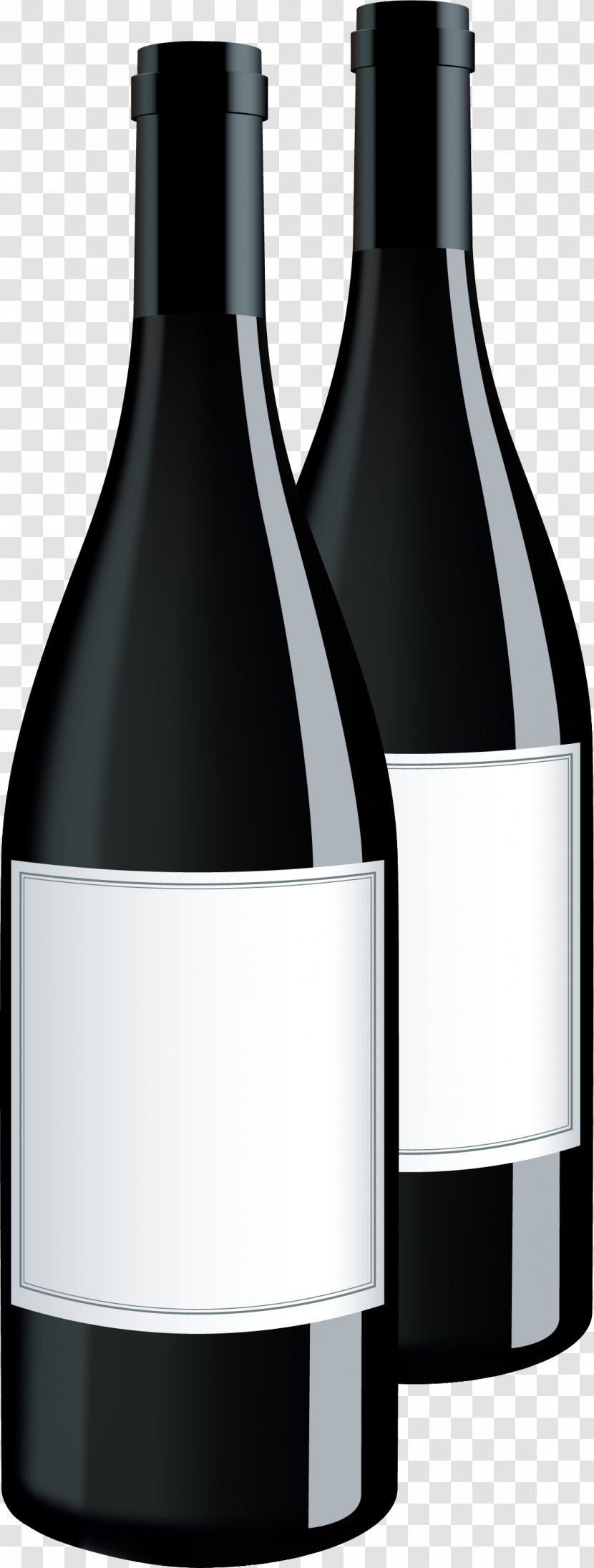 Red Wine Rosxe9 Terratico Di Bibbona Bottle - Two Bottles Of Transparent PNG