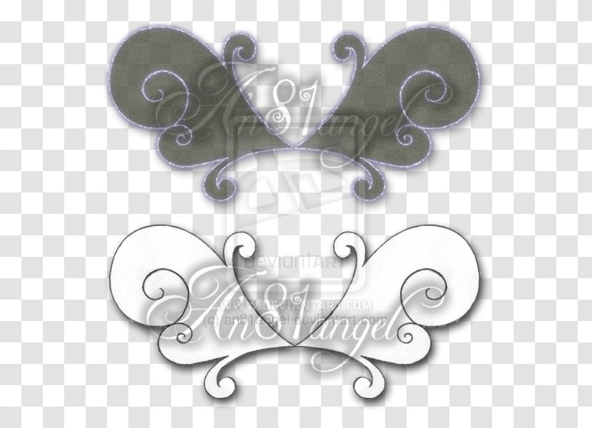 White Font - Pollinator - Heart Transparent PNG