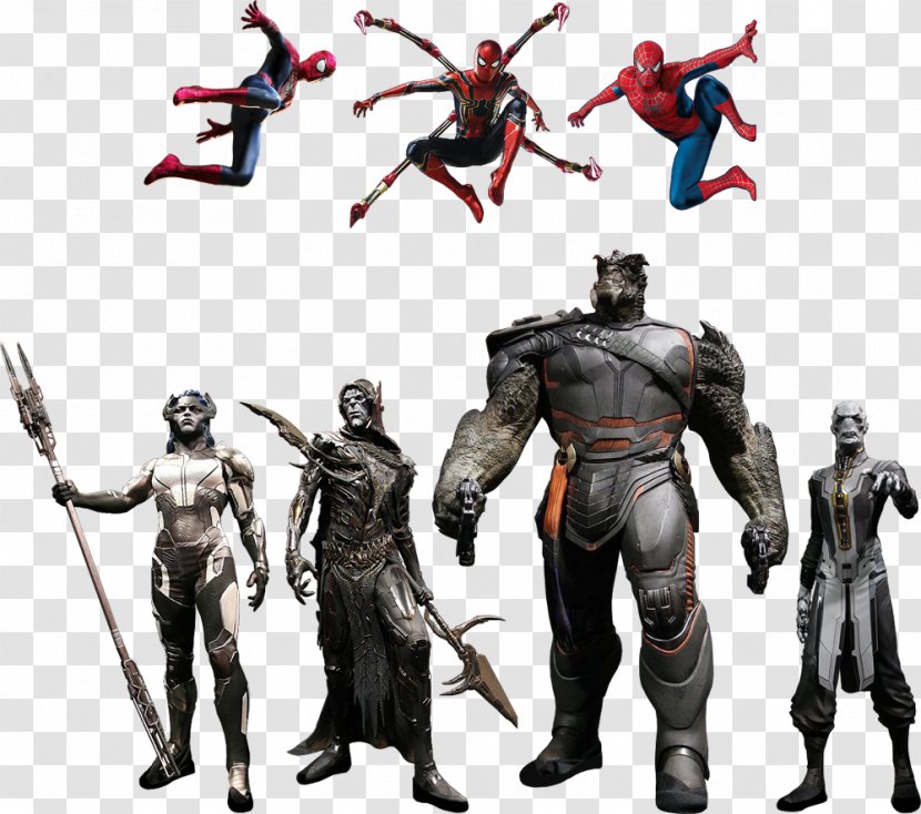 Spider-Man Video Marvel Cinematic Universe Black Order Film - Avengers Infinity War - Corvus Glaive Transparent PNG