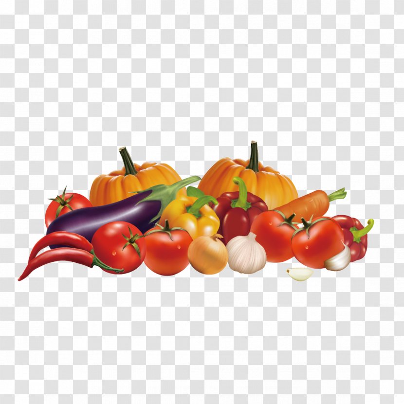 Juice Organic Food Health Illustration - Peppers - Vector Fruits And Vegetables Transparent PNG