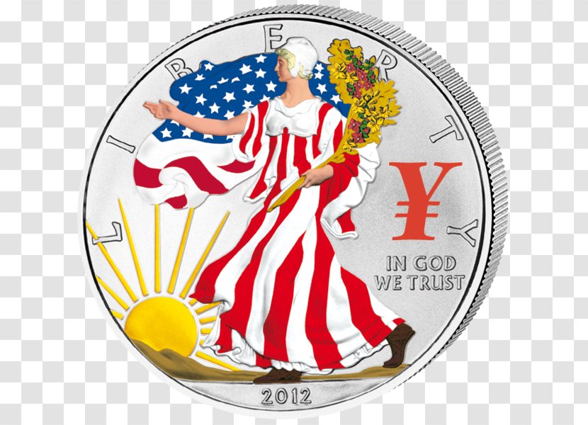United States American Silver Eagle Coin - Canadian Gold Maple Leaf Transparent PNG