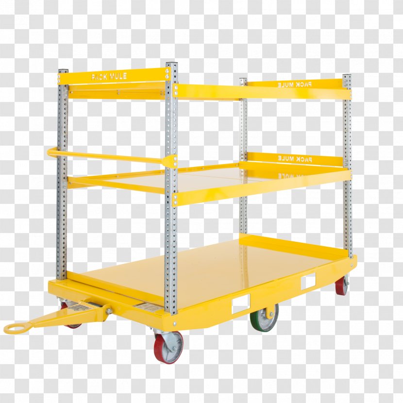 Mule Cart Vehicle Shelf Trailer - Industrial Transparent PNG