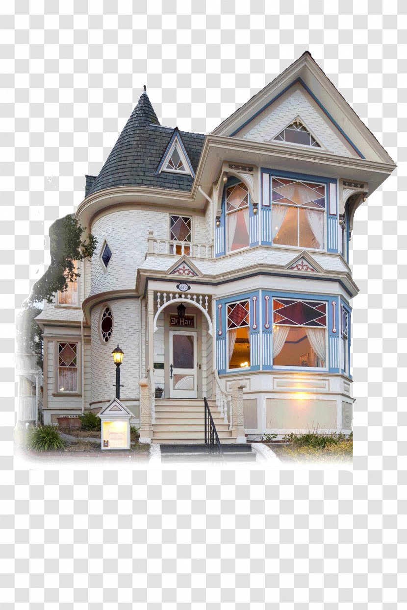 The White Hart House Monterey Building Victorian Era - Elevation Transparent PNG