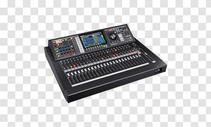 Audio Mixers Sound Engineer Roland Corporation Digital Mixing Console Electronic Musical Instruments - Silhouette Transparent PNG