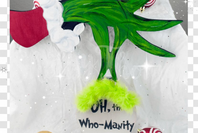 Grinch Party Painting Christmas Wall - Plastic - Watercolor Tree Yellow Transparent PNG