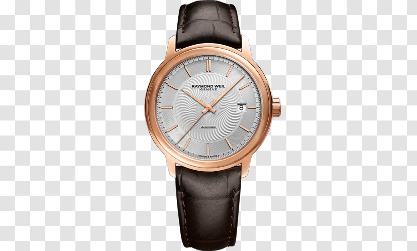 RAYMOND WEIL Maestro Automatic Watch Gold - Mechanical Transparent PNG