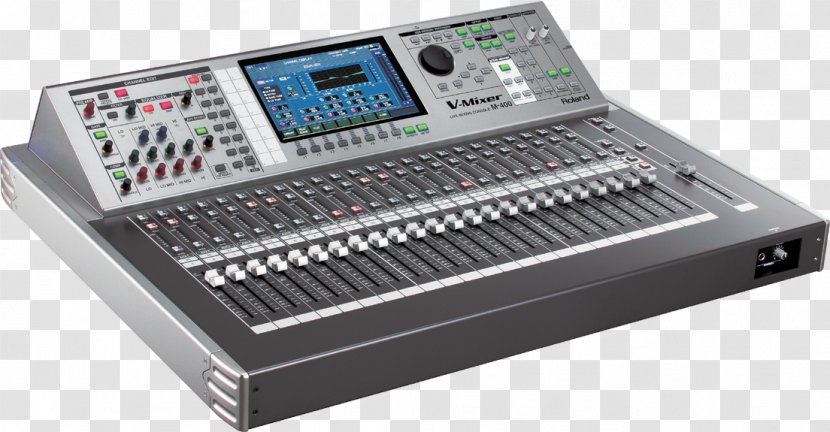 Audio Mixers Digital Mixing Console Sound - Roland Corporation Transparent PNG