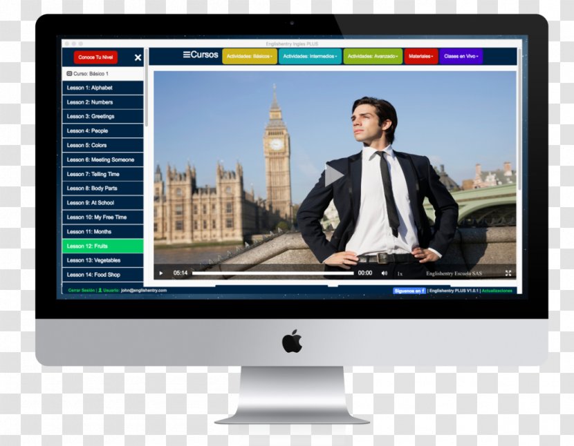Learning Computer Monitors Business English Language Program - Screen Transparent PNG