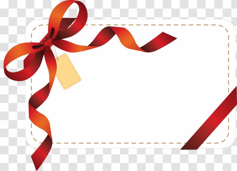 Gift Ribbon Valentine's Day Birthday Transparent PNG