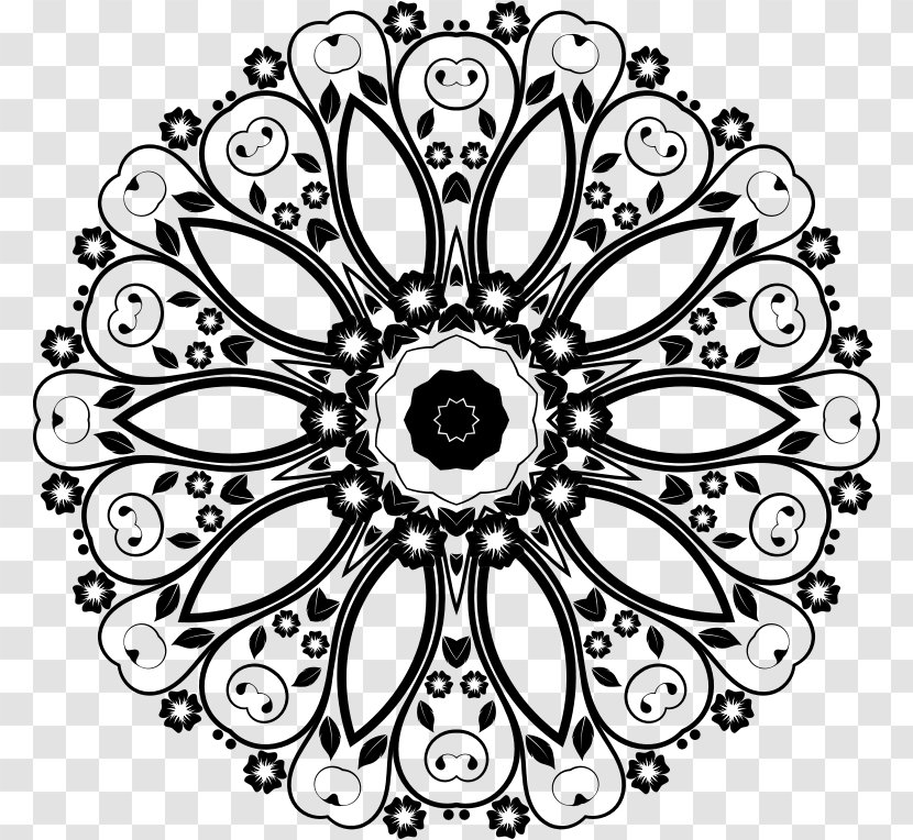 Mandala Clip Art - Bicycle Wheel - Rim Transparent PNG