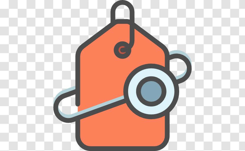 Commerce Icon - Orange - Tag Transparent PNG