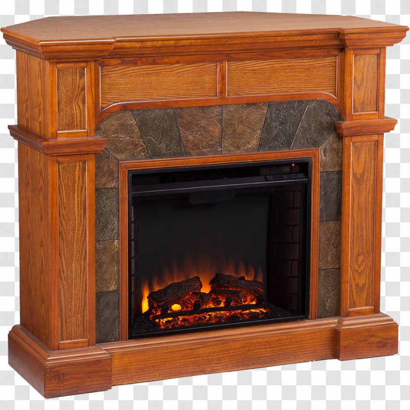 Electric Fireplace Hearth Furniture Mantel - Shelf - Stove Transparent PNG