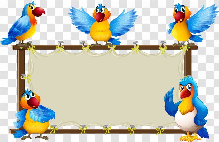Macaw Royalty-free Clip Art - Baby Toys - Blue Parrot Signboard Transparent PNG